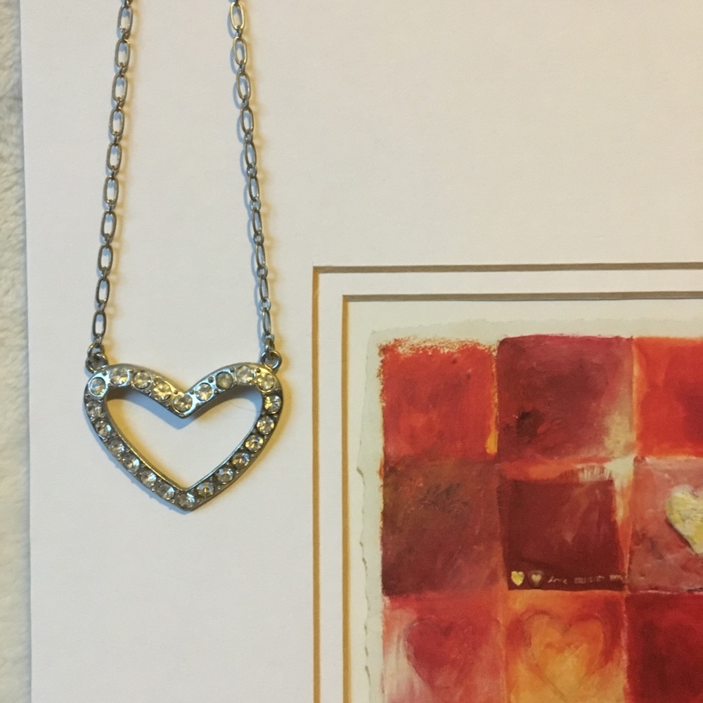 ❤️ Heart shaped necklace.